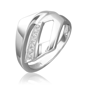 Кольцо из серебра с фианитом 01-5651-00-401-0200