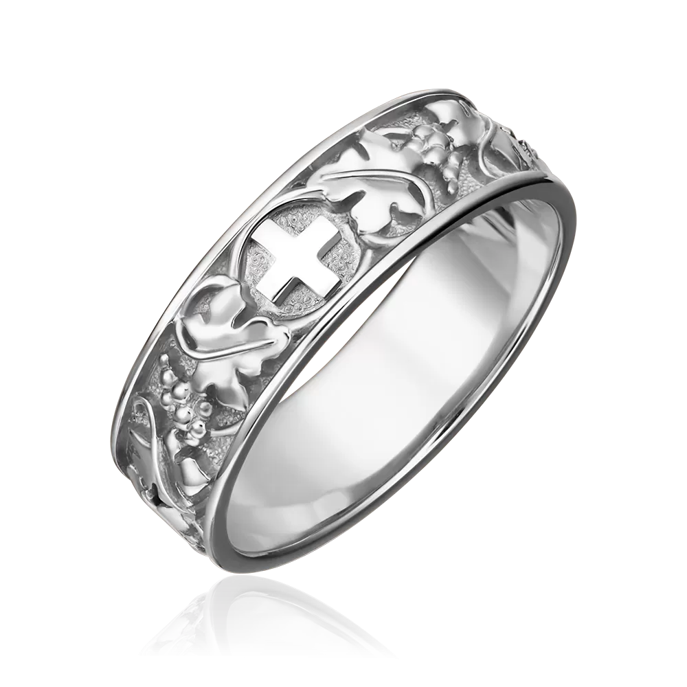 Обручальное (венчальное) кольцо из серебра 01-5401-00-000-0200