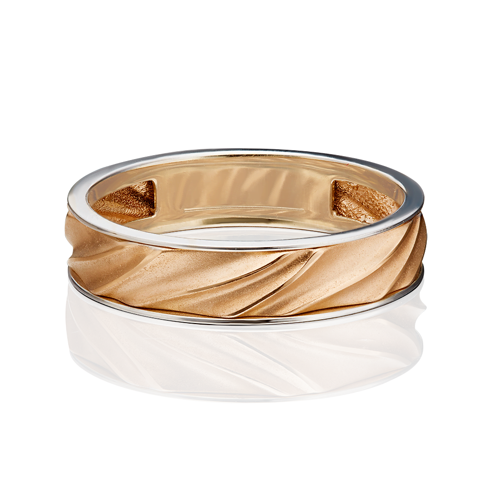 Обручальное кольцо из комбинированного золота 01-5448-00-000-1111-39