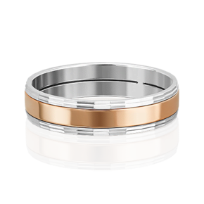 Обручальное кольцо из комбинированного золота 01-5677-00-000-1111