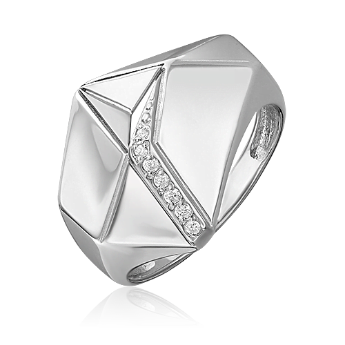 Кольцо из серебра с фианитом 01-5648-00-401-0200