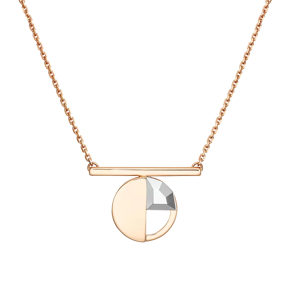 Колье из комбинированного золота 07-0253-00-000-1111