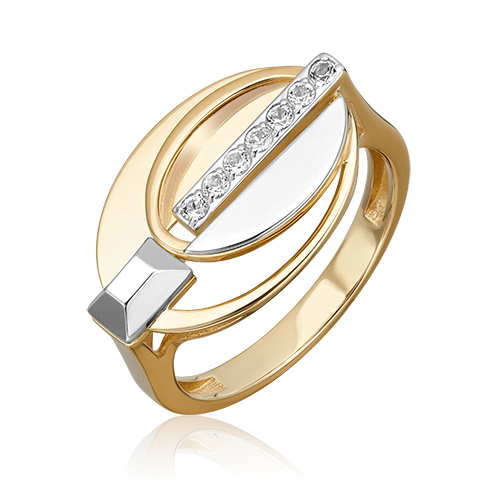 Кольцо из комбинированного золота с натуральными топазами white 01-5614-00-201-1121