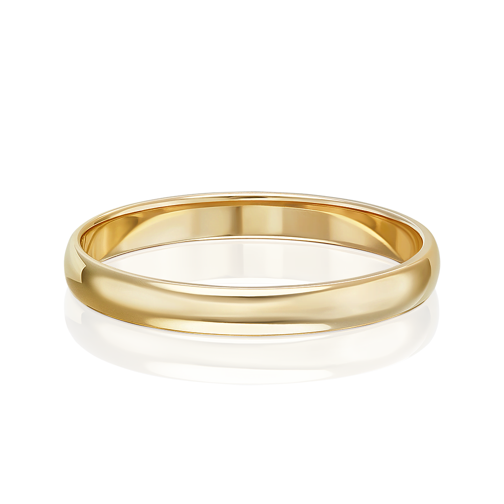 Обручальное кольцо из лимонного золота 01-2424-00-000-1130-11
