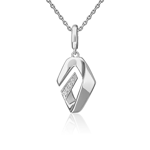 Подвеска из серебра с фианитами 03-3407-00-401-0200