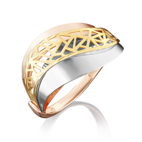 Кольцо из комбинированного золота 01-4801-00-000-1140-48