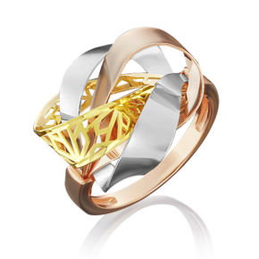 Кольцо из комбинированного золота 01-4803-00-000-1140-48