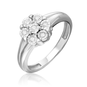 Кольцо из белого золота c бриллиантами 01-5737-00-101-1120