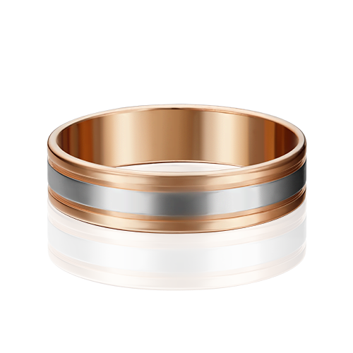 Обручальное кольцо из комбинированного золота 01-3490-00-000-1111-39