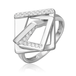 Кольцо из серебра с фианитом 01-5699-00-401-0200
