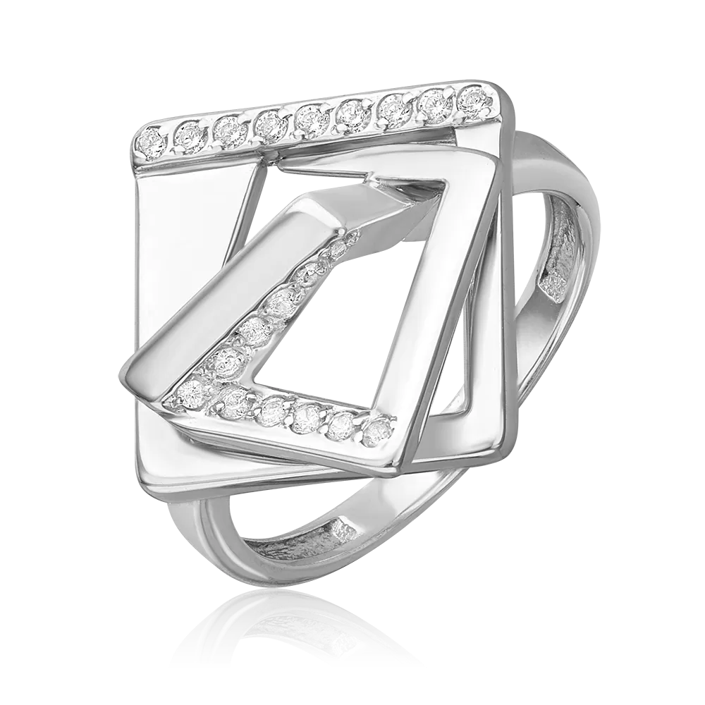 Кольцо из серебра с фианитами 01-5699-00-401-0200