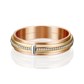 Обручальное кольцо из комбинированного золота 01-5188-00-000-1140-39