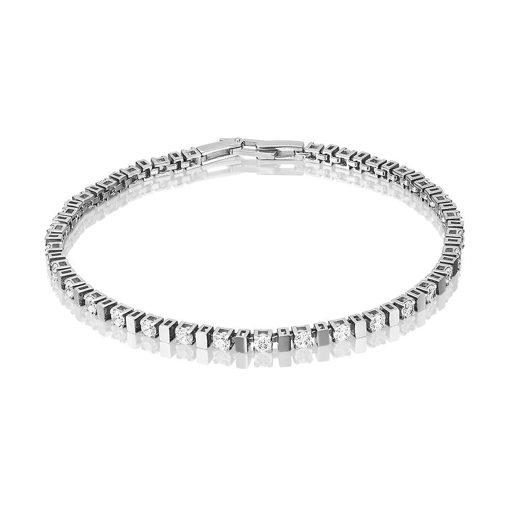 Браслет из белого золота с бриллиантами 05-0579-00-101-1120-30