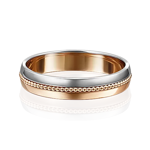 Обручальное кольцо из комбинированного золота 01-5012-00-000-1111-39