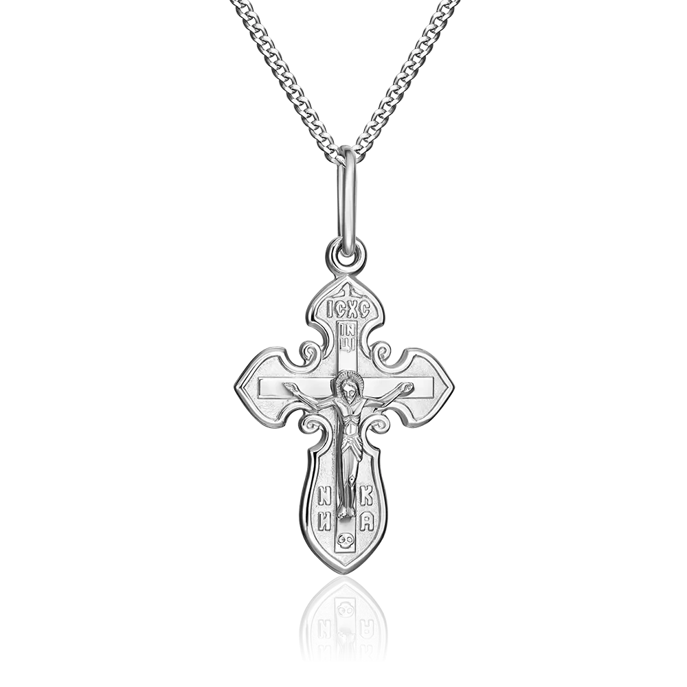 Комплект (крест на цепи) из серебра 15-0007-00-000-0200