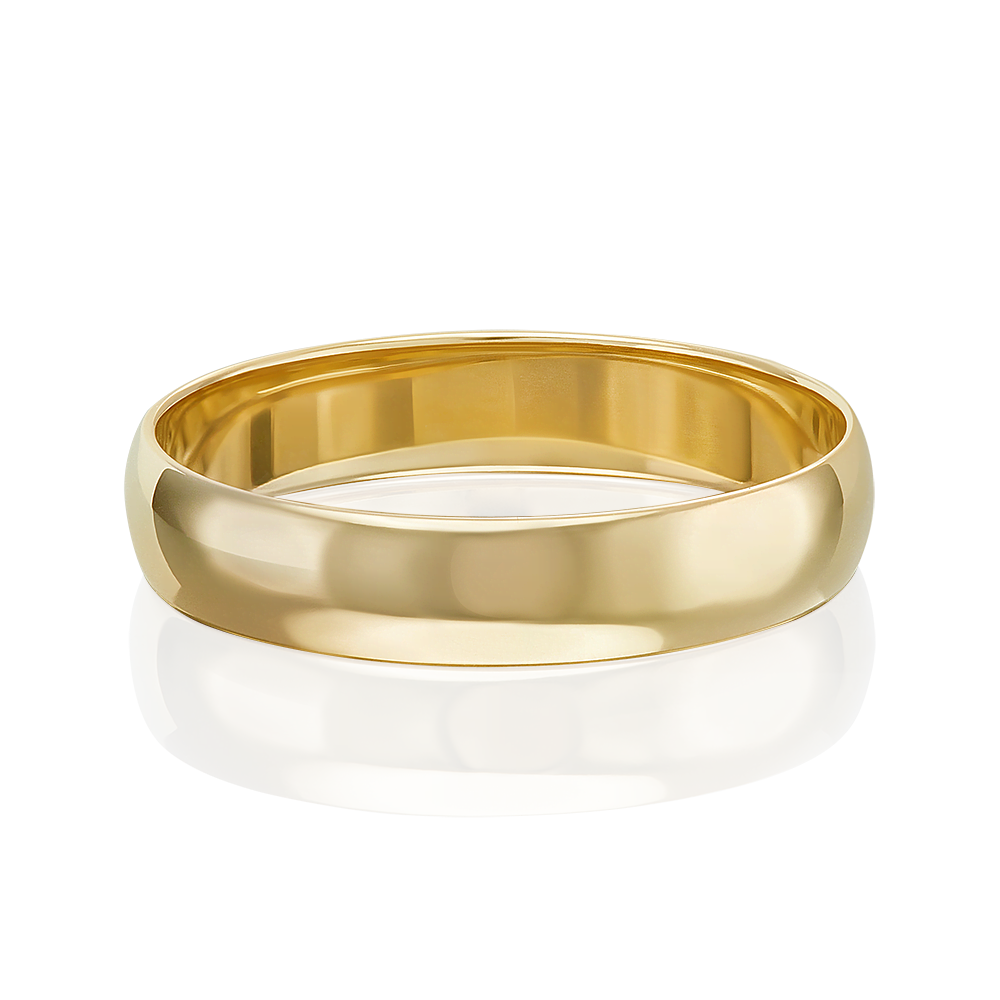 Обручальное кольцо из лимонного золота 01-2428-00-000-1130-11