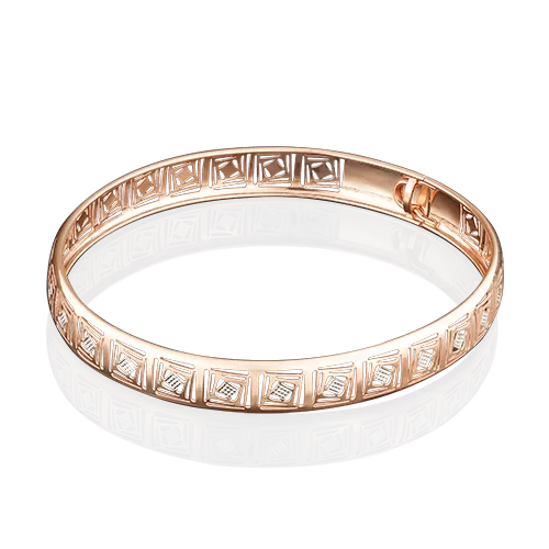 Браслет жесткий из красного золота 05-0566-00-000-1110-48