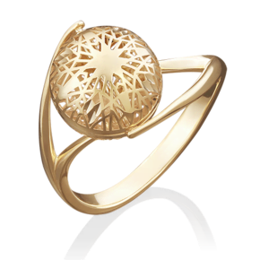 Кольцо из лимонного золота 01-4927-00-000-1130-48