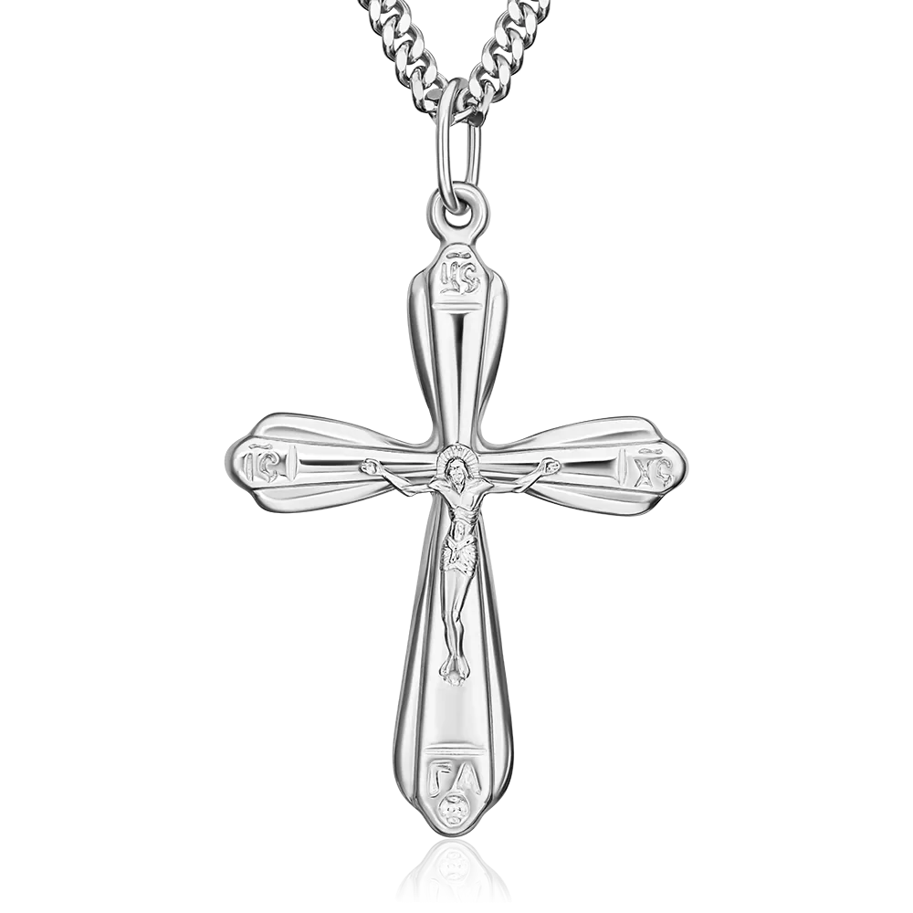 Комплект (крест на цепи) из серебра 15-0017-00-000-0200