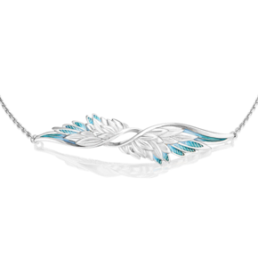 Браслет «Крылья» из серебра c эмалью 05-0662-00-000-0200-68