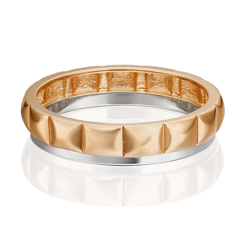 Обручальное кольцо из комбинированного золота 01-5434-00-000-1111-39