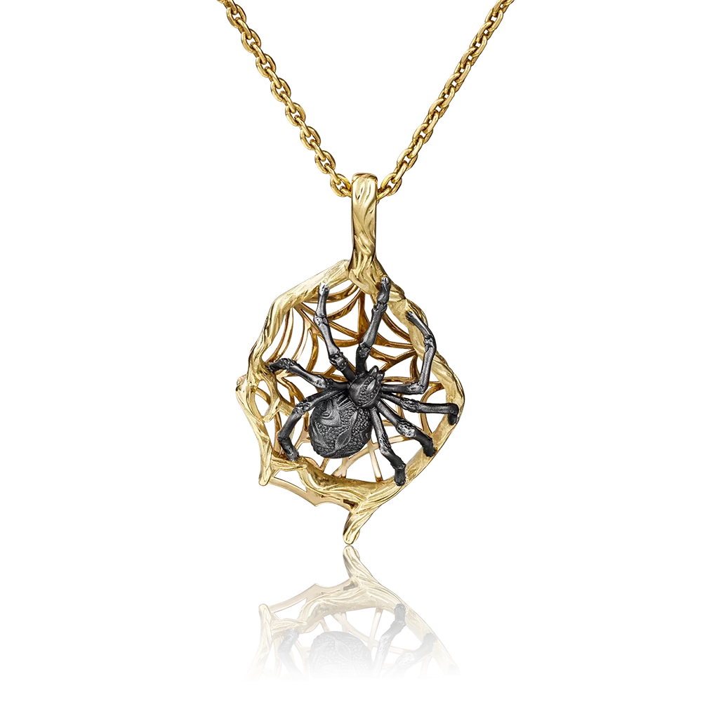 Подвеска «Паук» из лимонного золота 03-2920-00-000-1130-59