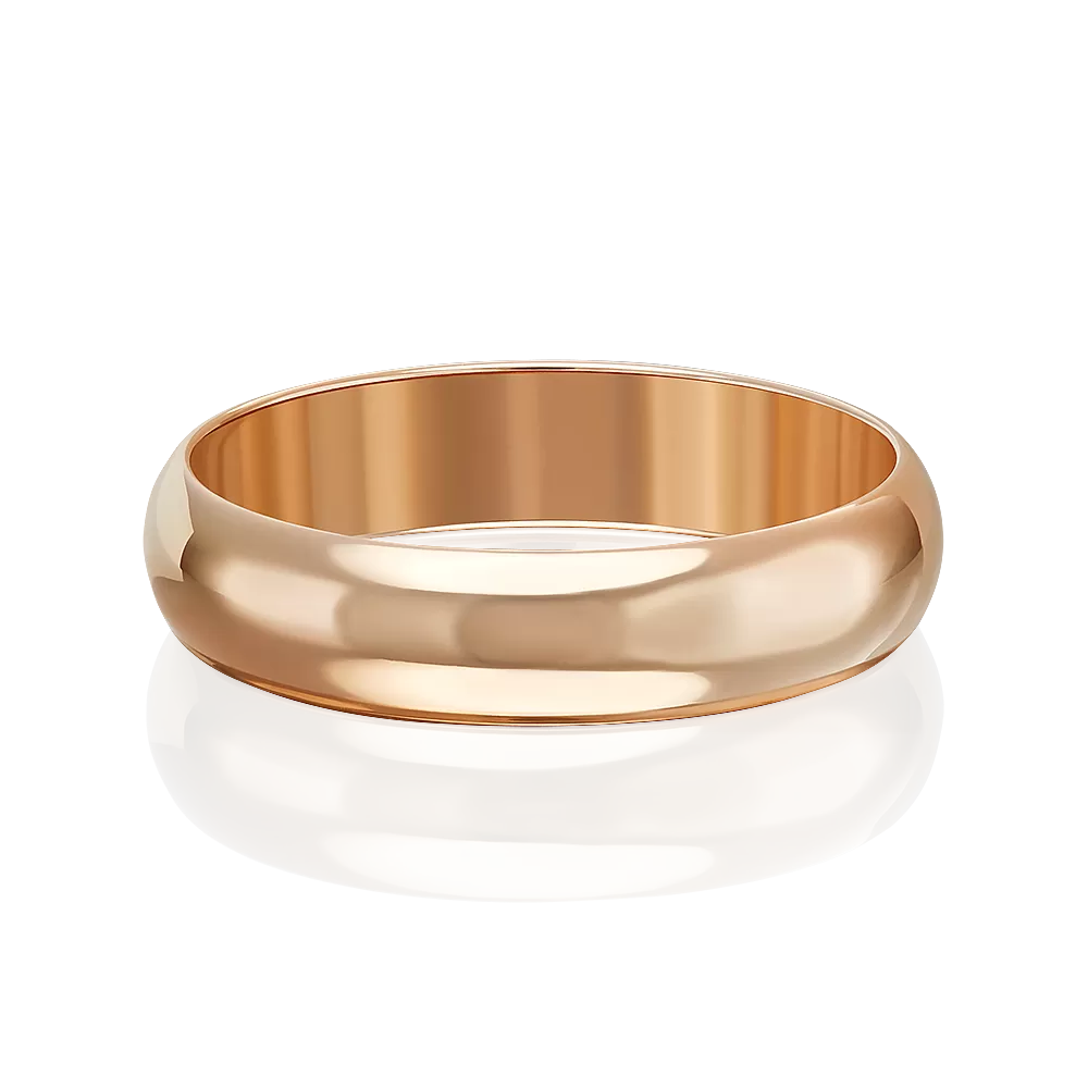 Обручальное кольцо из красного золота 01-3393-00-000-1110-11