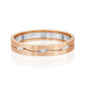 Обручальное кольцо из комбинированного золота 01-5685-00-000-1111