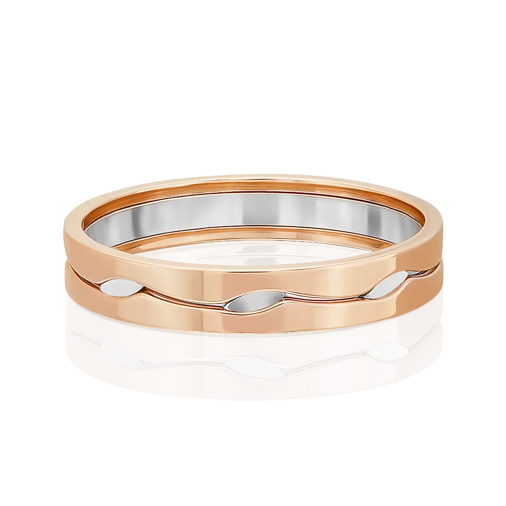 Обручальное кольцо из комбинированного золота 01-5685-00-000-1111