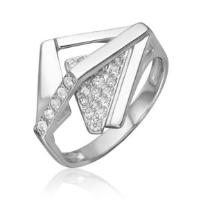Кольцо из серебра с фианитом 01-5694-00-401-0200