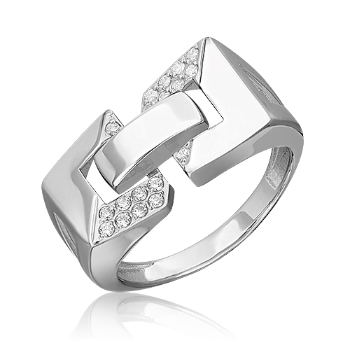 Кольцо из серебра с фианитом 01-5636-00-401-0200