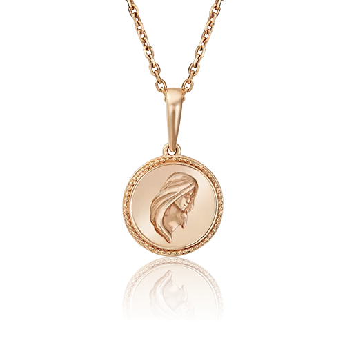 Подвеска «Знак зодиака Дева» из красного золота 03-3110-06-000-1110-66