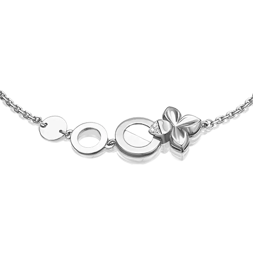 Браслет из белого золота с бриллиантами 05-0728-00-101-1120