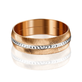 Обручальное кольцо из комбинированного золота 01-4843-00-000-1111