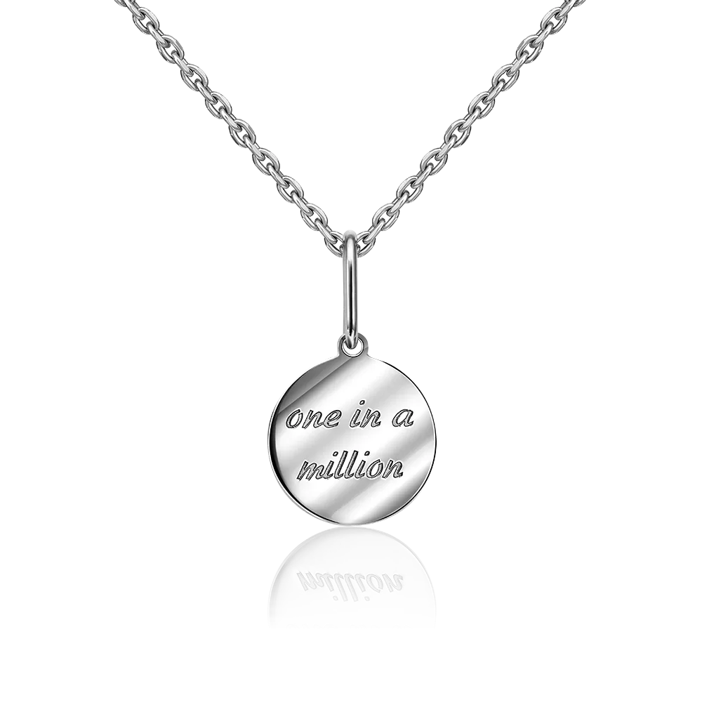 Подвеска «Одна на миллион» из белого золота 03-3031-00-000-1120