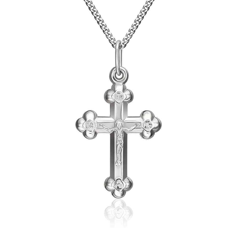 Комплект (крест на цепи) из серебра 15-0032-00-000-0200