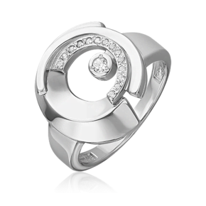 Кольцо из серебра с фианитом 01-5649-00-401-0200