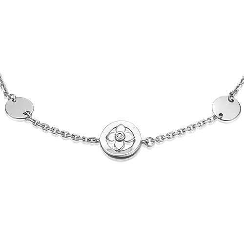 Браслет из белого золота с бриллиантом 05-0741-00-101-1120