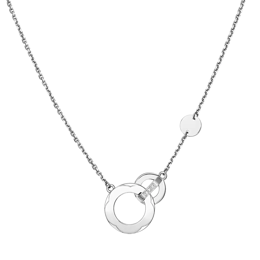 Колье из белого золота с бриллиантами 07-0250-00-101-1120