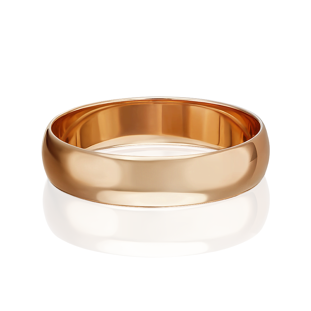 Обручальное кольцо из красного золота 01-2912-00-000-1110-11