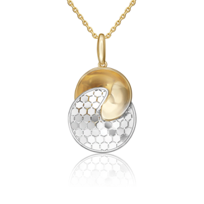 Подвеска из комбинированного золота 03-3479-00-000-1121