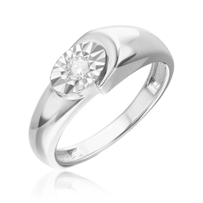 Кольцо из белого золота с бриллиантом 01-5748-00-101-1120