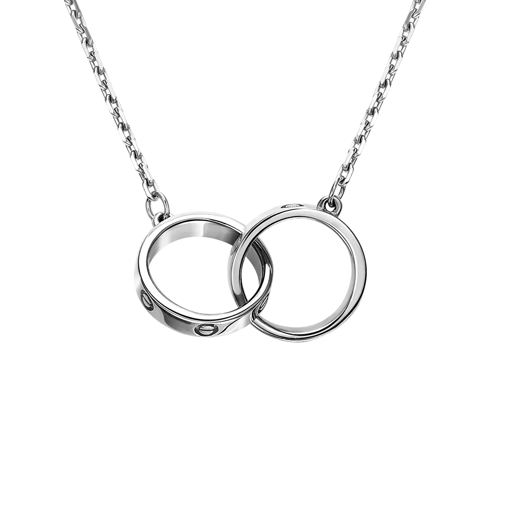 Колье из белого золота 07-0285-00-000-1120