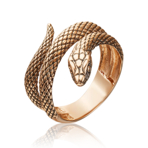 Кольцо «Змея» из красного золота 01-5372-00-000-1110-42
