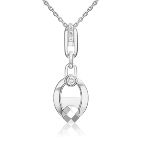 Подвеска из белого золота c натуральными топазами white 03-3382-00-201-1120