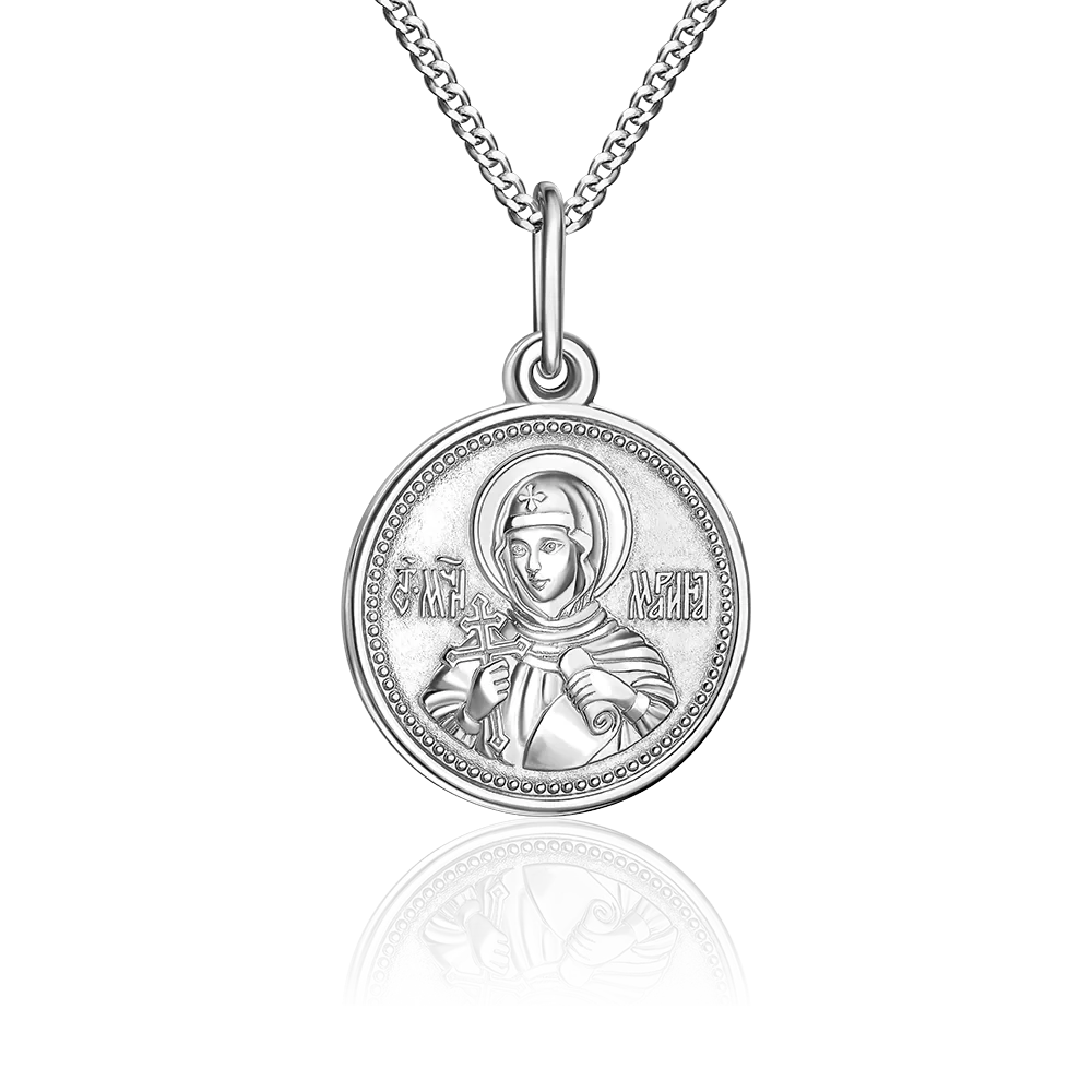 Иконка «Святая Марина» из серебра 03-1799-00-000-0200
