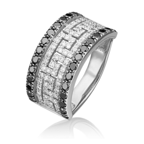 Кольцо из белого золота c бриллиантами 01-5507-00-108-1120-30