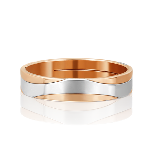 Обручальное кольцо из комбинированного золота 01-5692-00-000-1111