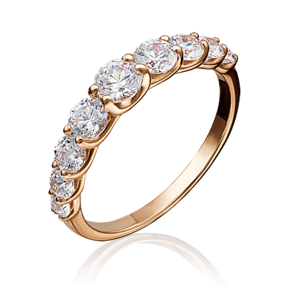 Кольцо из красного золота c бриллиантами 01-1357-00-101-1110-30