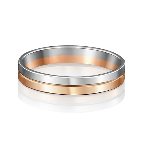 Обручальное кольцо из комбинированного золота 01-3577-00-000-1111-39
